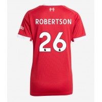 Stroje piłkarskie Liverpool Andrew Robertson #26 Koszulka Podstawowej dla damskie 2025-26 Krótki Rękaw
